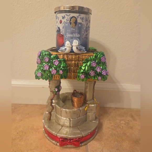 Bath & Body Works DISNEY PRINCESS 2 Snow White Wishing Well Candle Holder - Picture 1 of 10